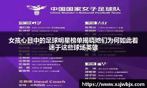 女孩心目中的足球明星榜单揭晓她们为何如此着迷于这些球场英雄